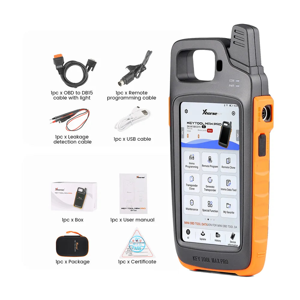 Xhorse Key Tool Max Pro con función MINI OBD, compatible con CAN FD
