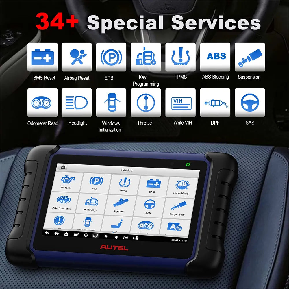 Autel MaxiIM IM508S Programación de llaves con XP200, Diagnostico y Dos años de actualización