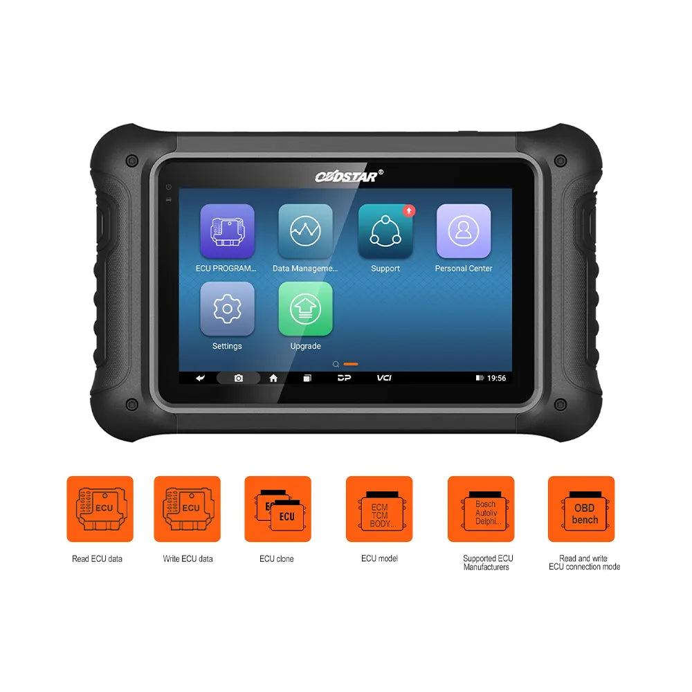 OBDSTAR DC706 para clonar ECM/TCM/BODY de automóviles y motocicletas mediante OBD o BENCH