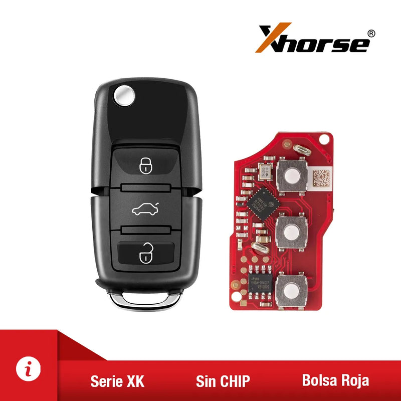 Xhorse Control Flip VW 3 Botones segunda generación XKB520EN