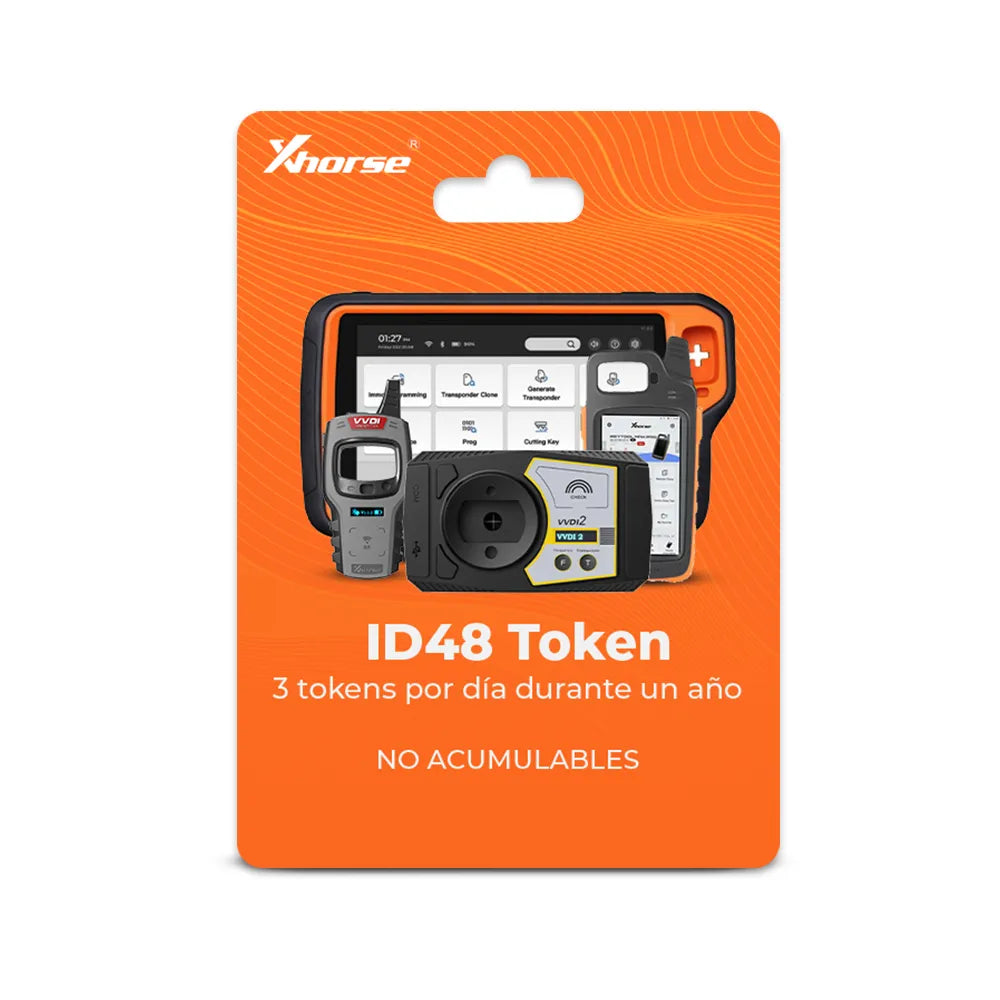 Xhorse VVDI OBD48 Clonación ID48 96bit 3 Tokens diarios, Anualmente para VVDI MINI/ KEYTOOL MAX/ MAXPRO/ KEYTOOL PLUS PAD