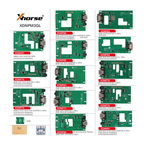 Xhorse XDNPM3GL - MQB48 - Sin soldadura / 13 adaptadores
